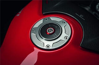 Ducati Panigale V4 / 1299 / 1199 / V2 SILVER Capac rezervor 97780051AB Rizoma