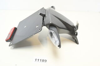 Suport Numar Inmatriculare Din Carbon Cu Semnalizari Ducati Panigale V2 / V4 2018 - 2024