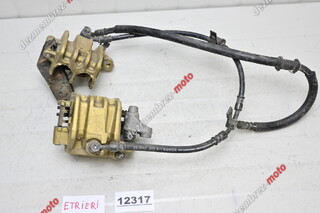 Etrier Frana Fata Stanga Dreapta Cu Furtune Honda CB 600 F Hornet 2007 - 2011