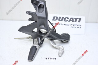 Suport Cu Scarita Dreapta Pedala Frana Spate Ducati Monster 1200 2017 - 2021